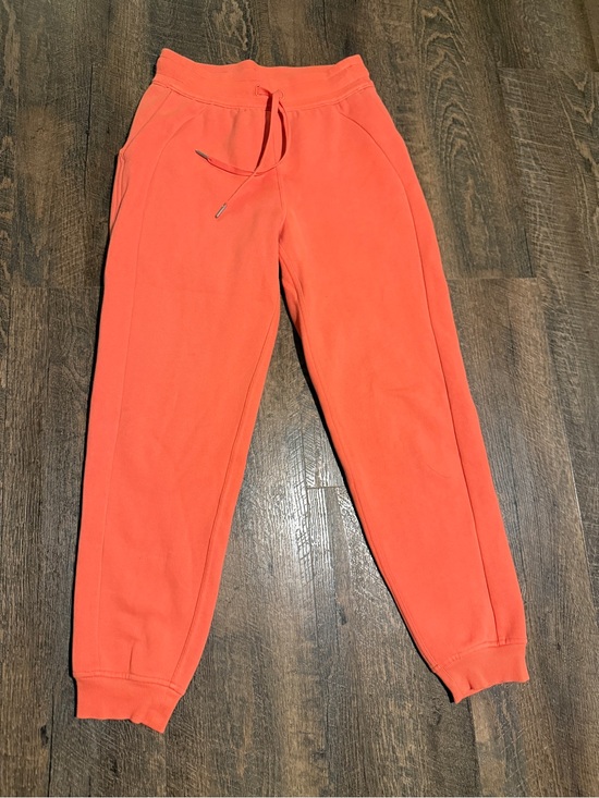 lululemon athletica Pants - lululemon athletica Coral/Orange Drawstring Joggers Bright Sport Running Casual
